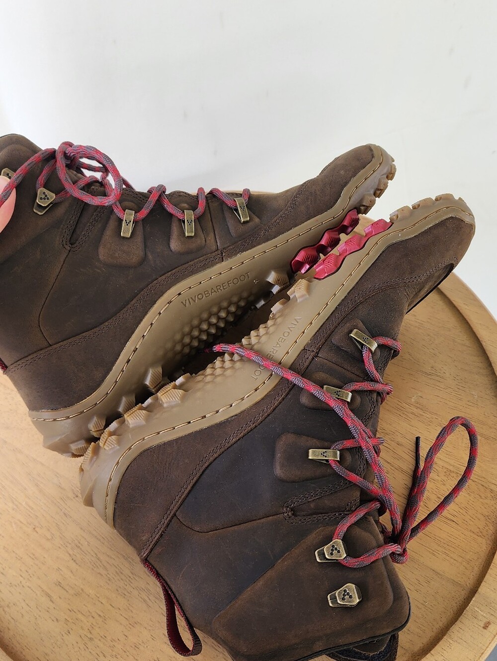 Vivo barefoot Tracker Womens Brown Leather Trail Boots - Picture 13 of 14